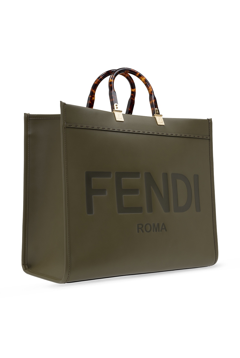 Fendi striped sunshine discount shopper